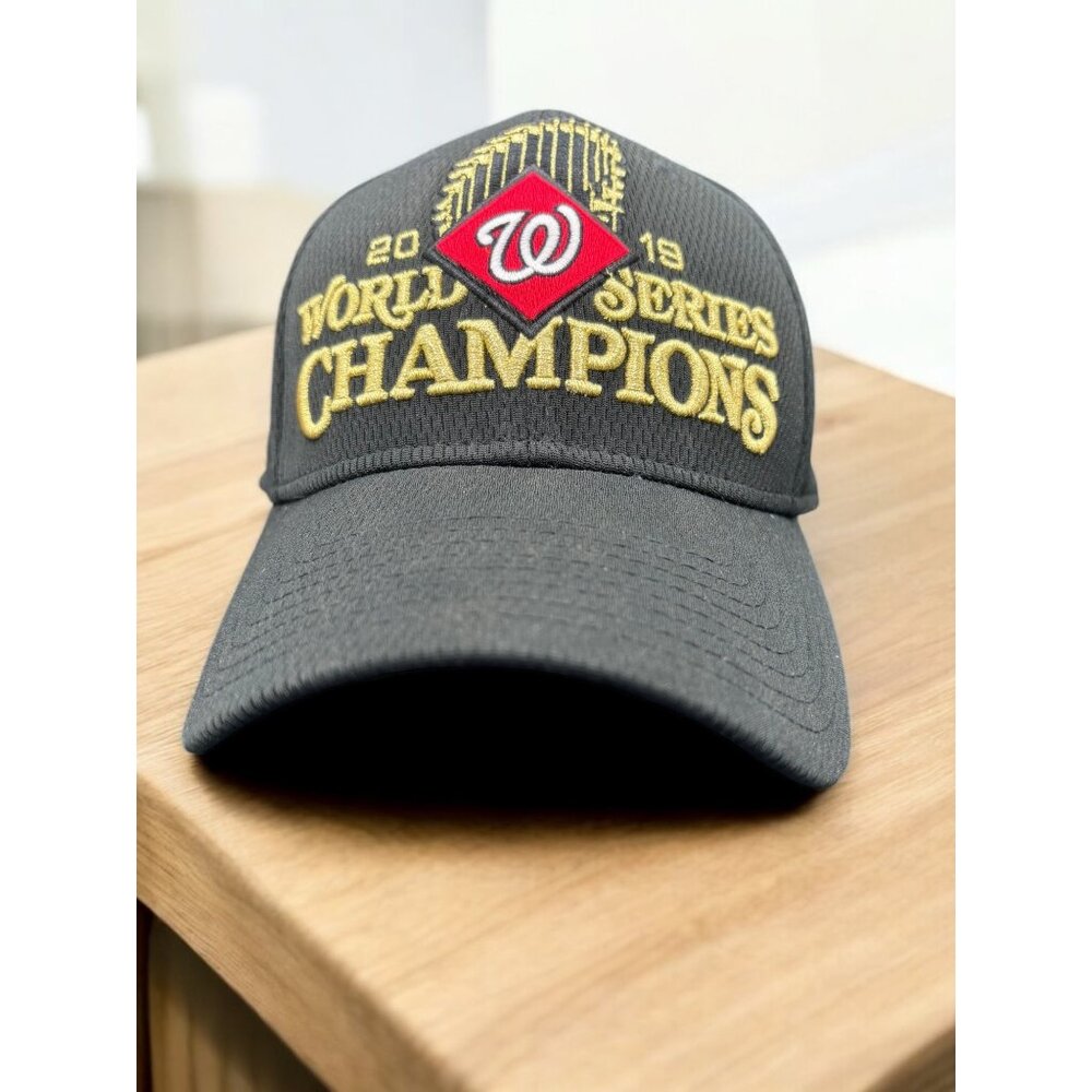Washington Nationals 2019 World Series Locker Room New Era Flex Hat